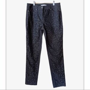 Donna Degnan Lace Detail Dress Pant